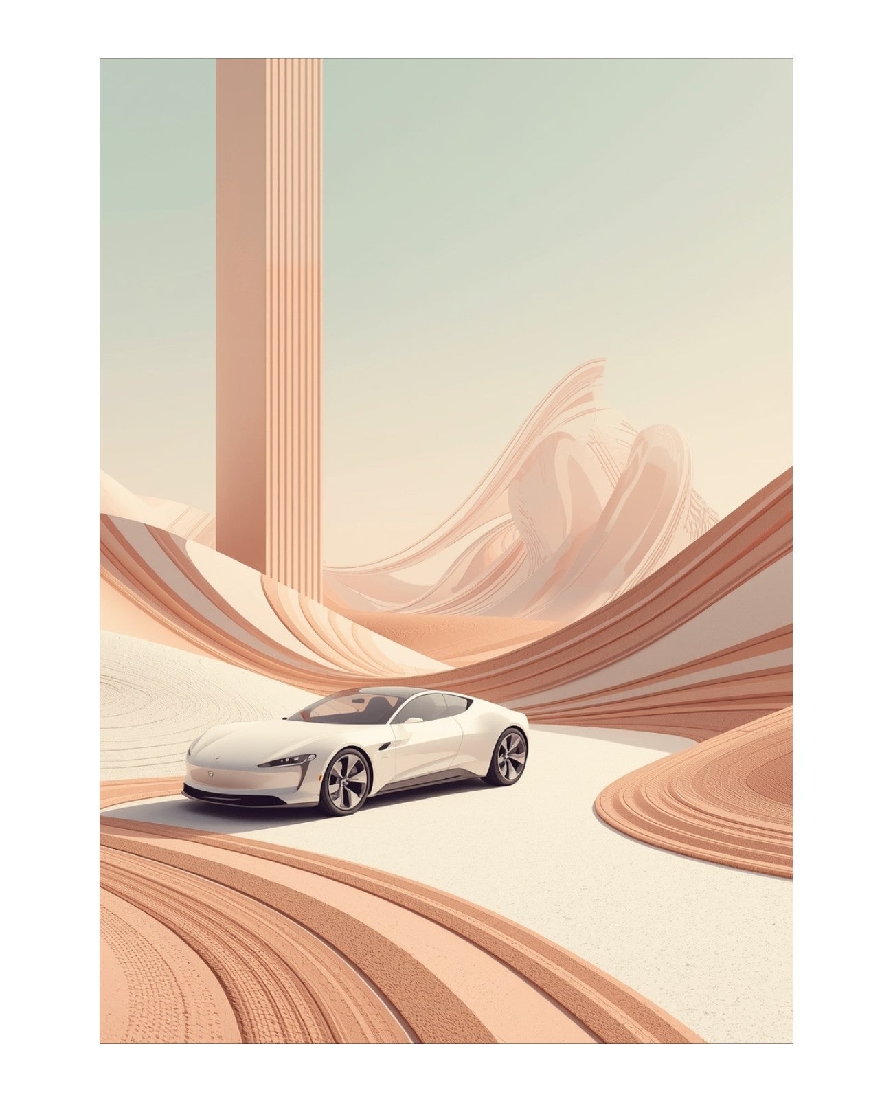 Whispering Motorscape - Unframed