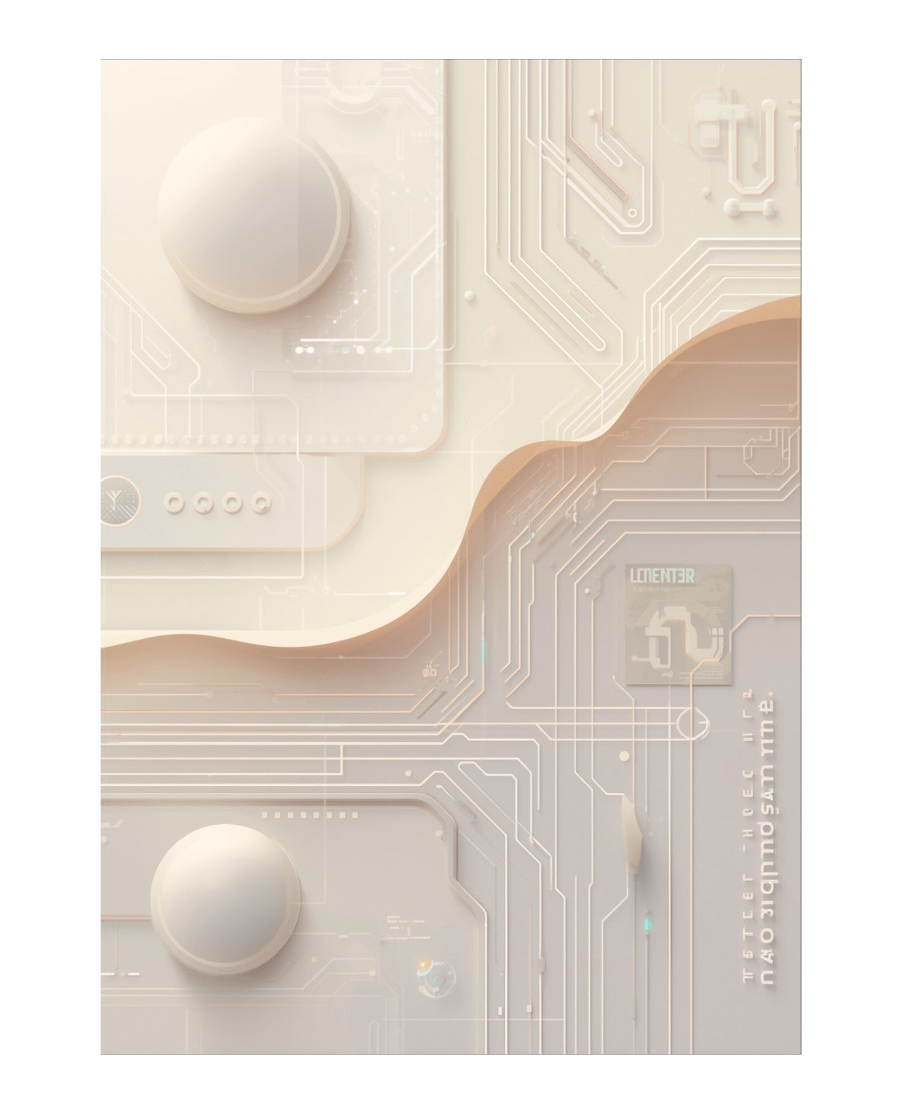 Cyber Tranquility - Unframed