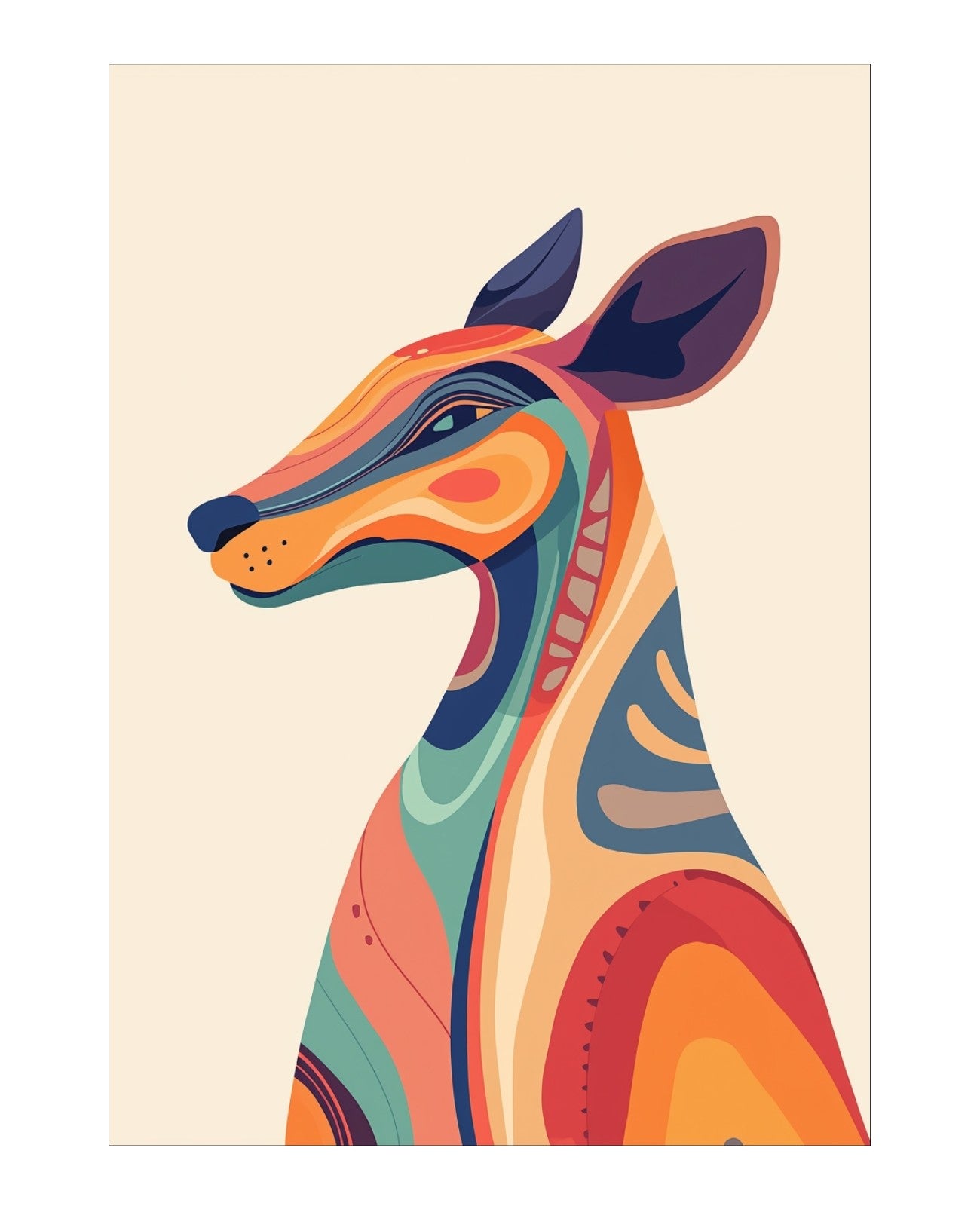 Sapphire Serengeti - Unframed