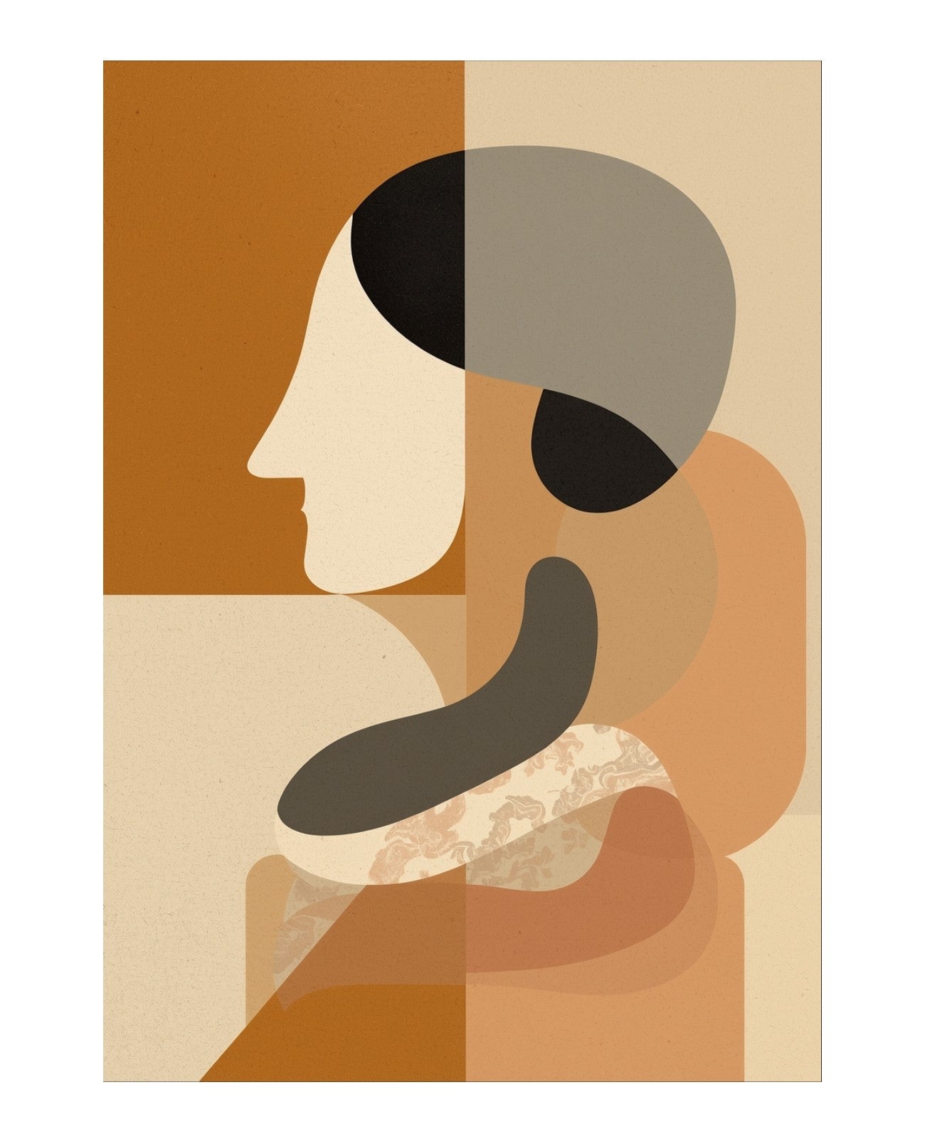 Ethereal Geometry Whisper Light - Unframed