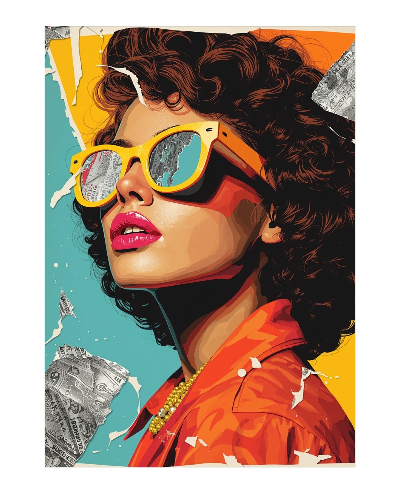 Sunglass Universe Ripples - Unframed