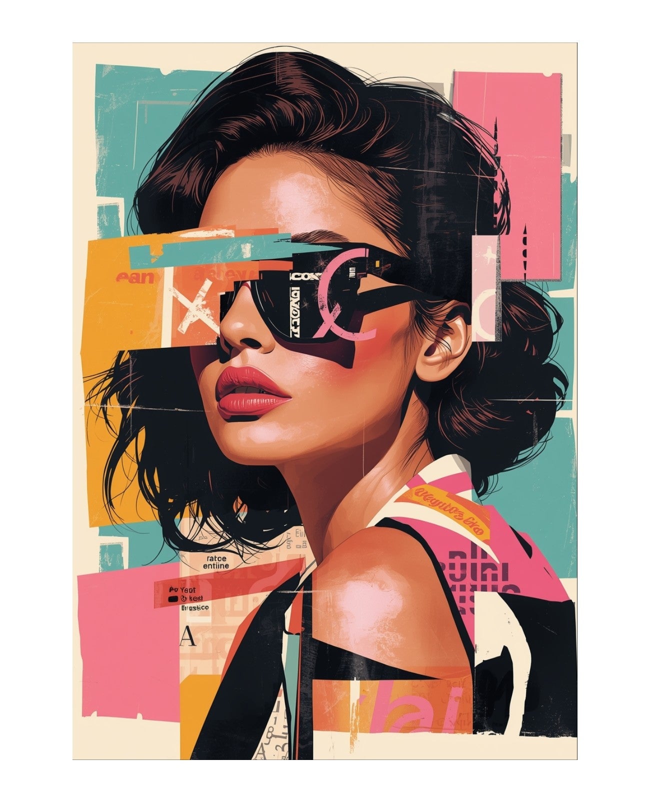 Sunbeam Collage Whispers - Unframed