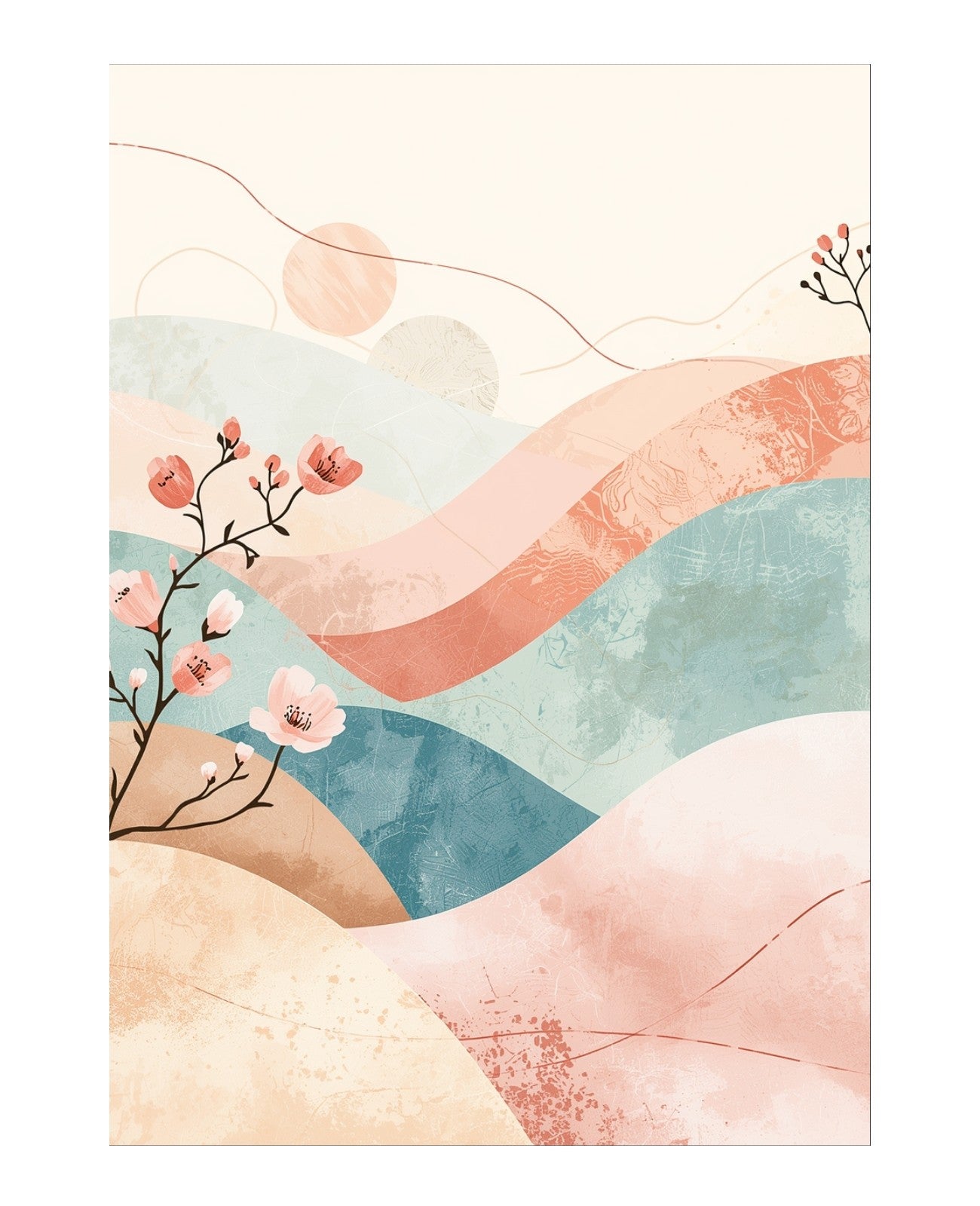 Whispering Verdant Waves - Unframed