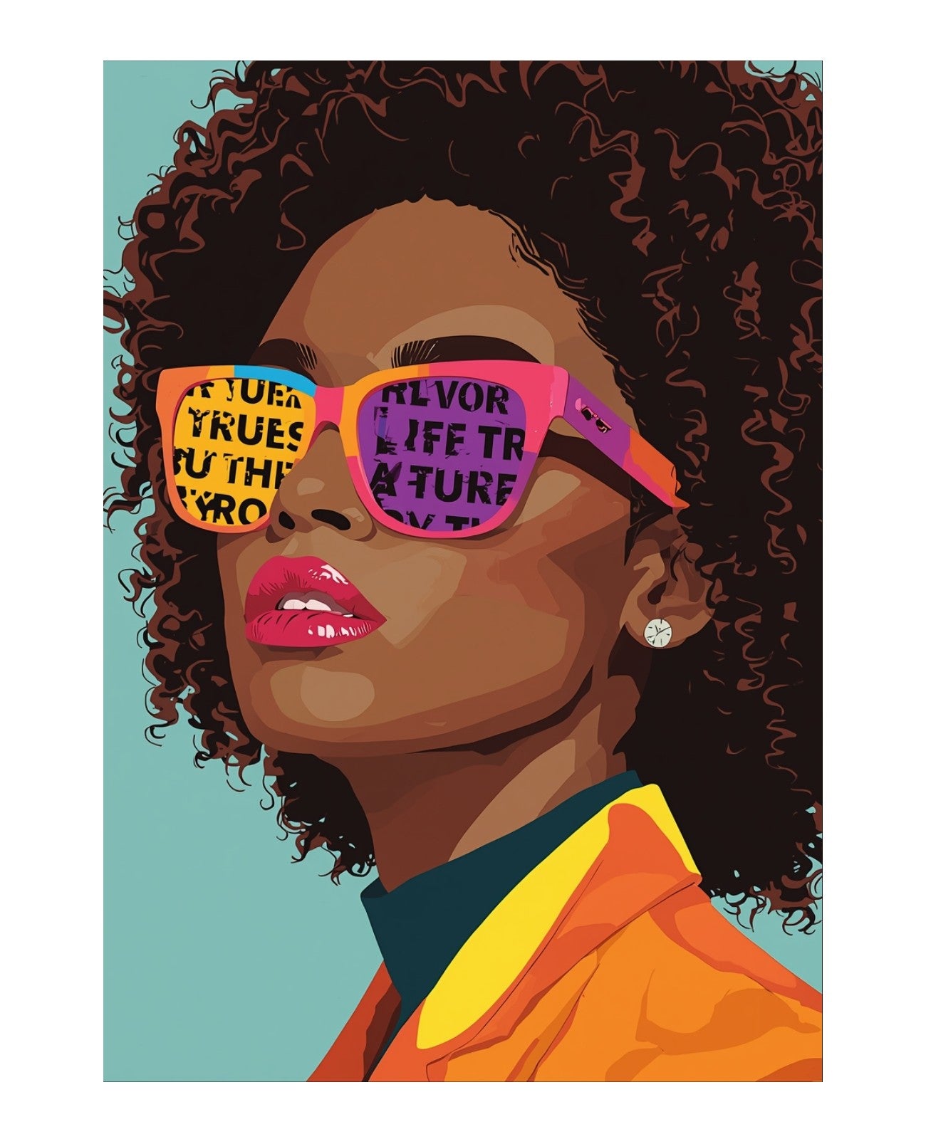 Optical Whirlwind Harmony - Unframed