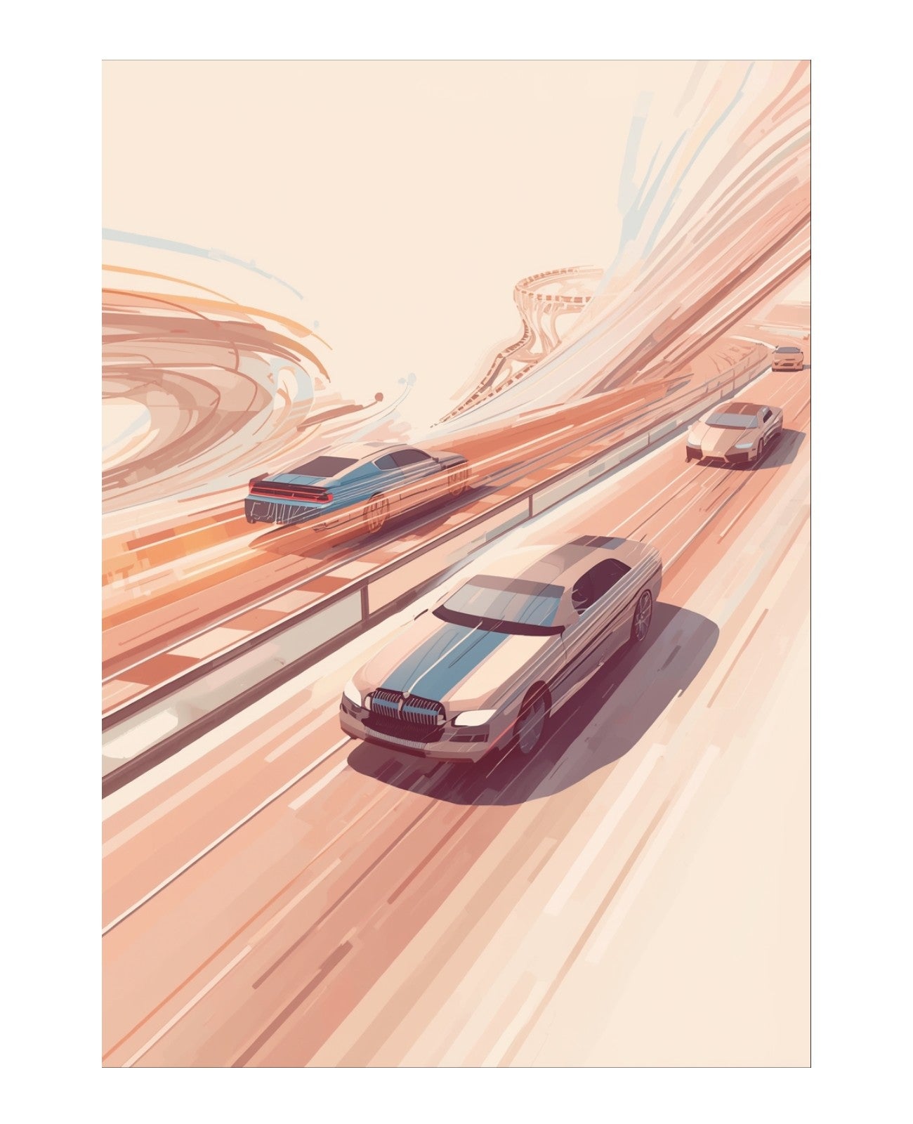 Velocity Reverie - Unframed