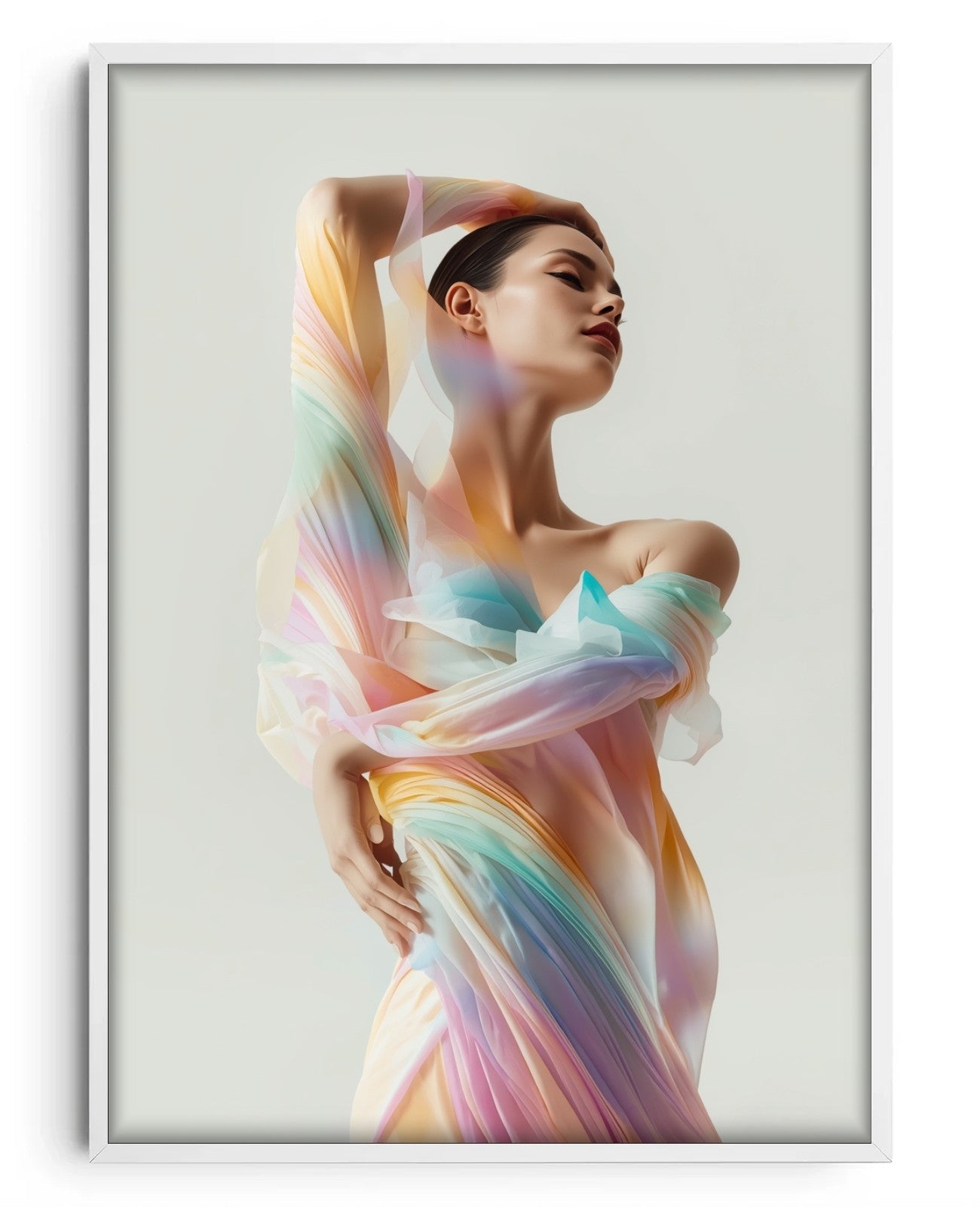 Whispering Silhouettes - White Wood