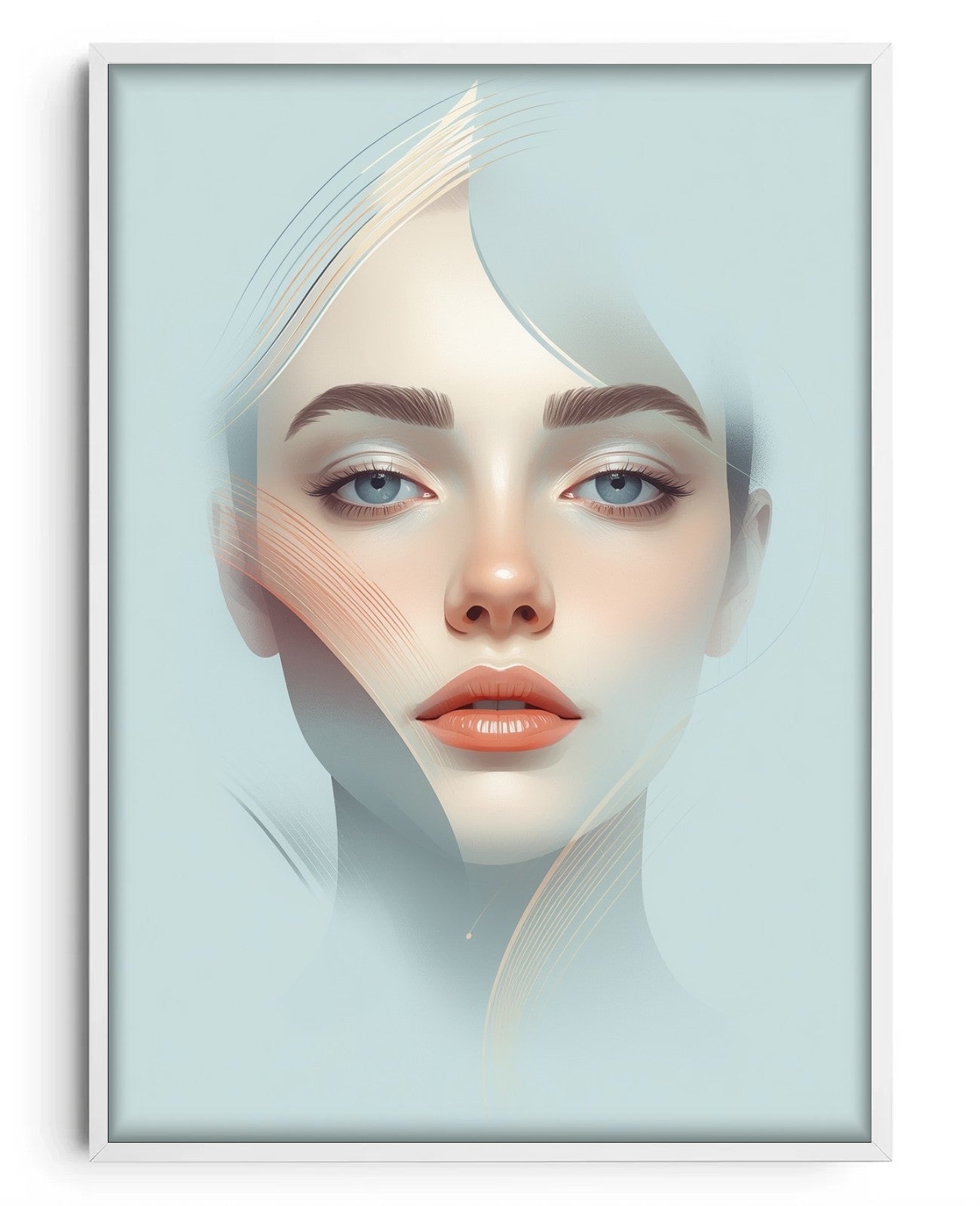 Whispered Reflections - White Wood