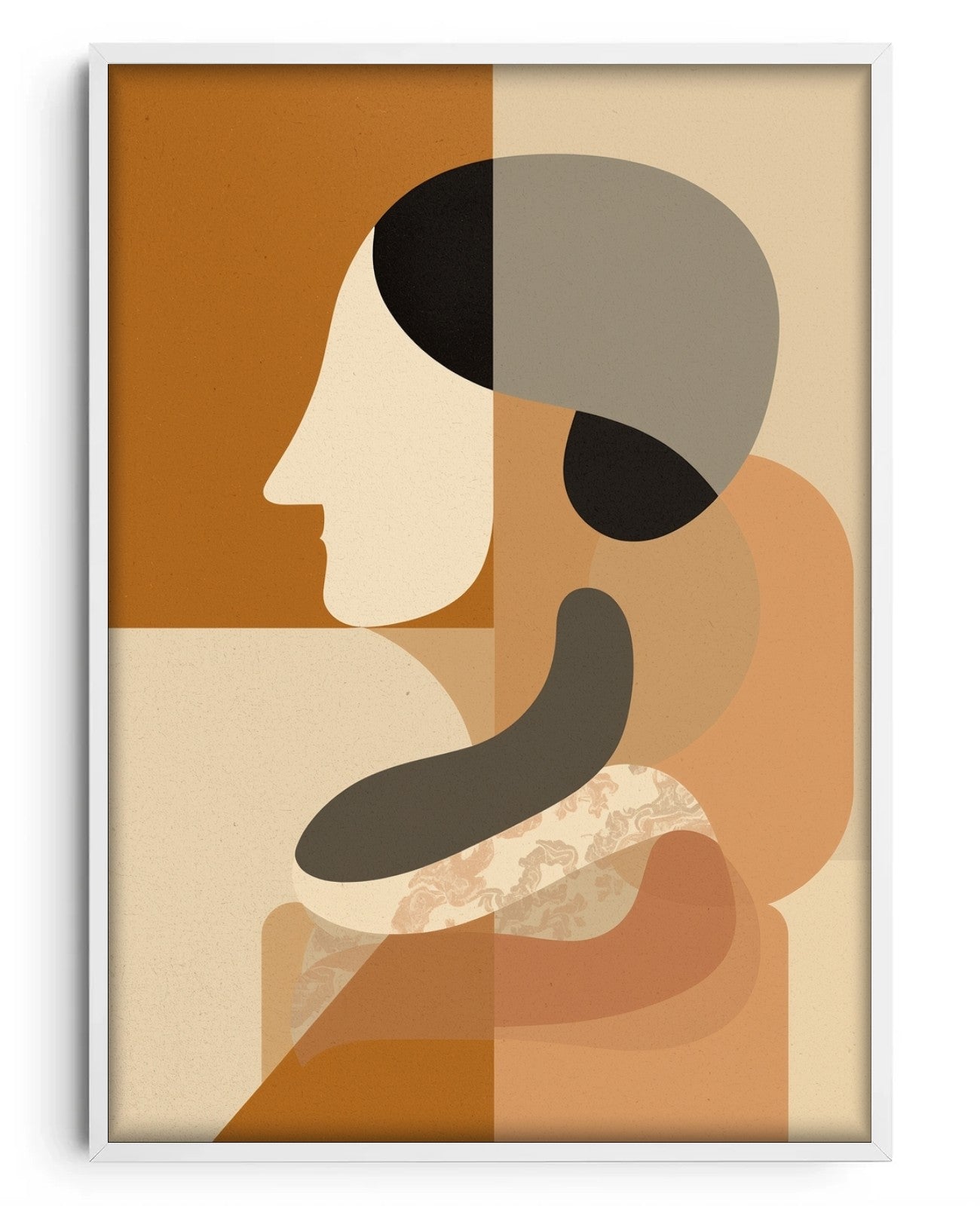 Ethereal Geometry Whisper Light - White Wood