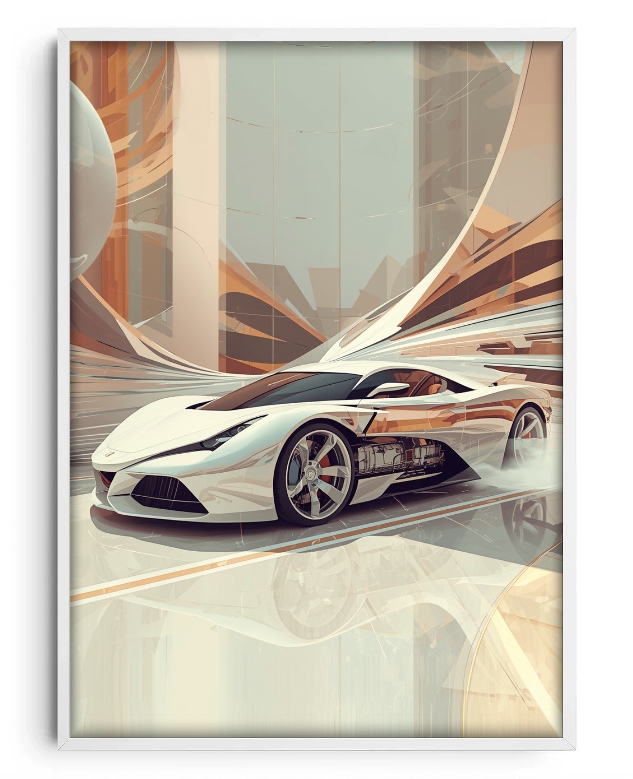 Mechanical Serenade - White Wood