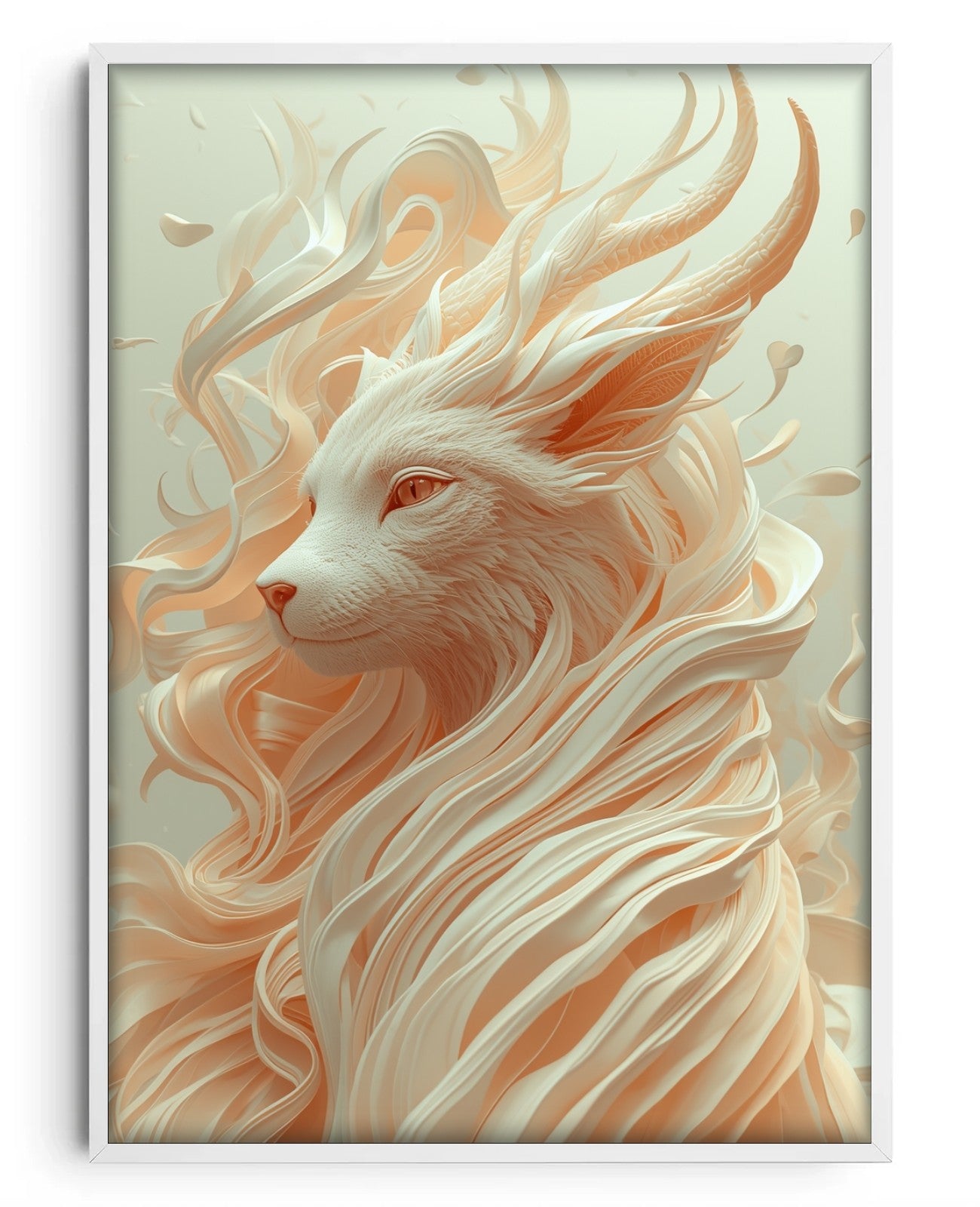 Prismatic Reverie - White Wood