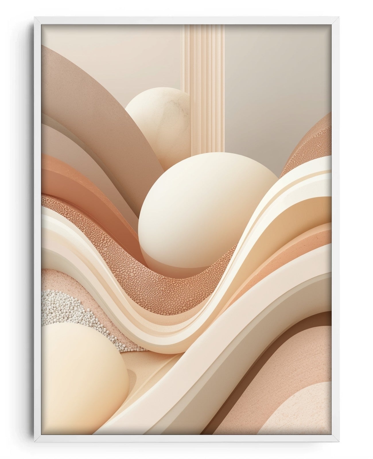 Ethereal Cadence - White Wood