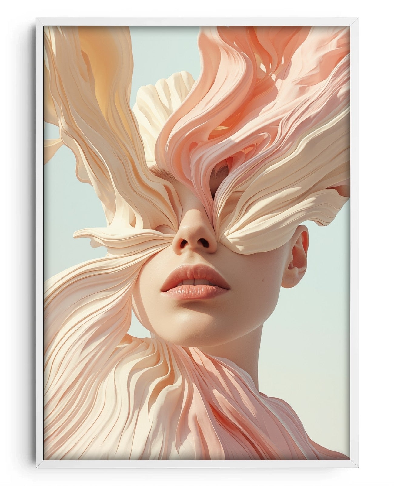 Ethereal Reflections - White Wood