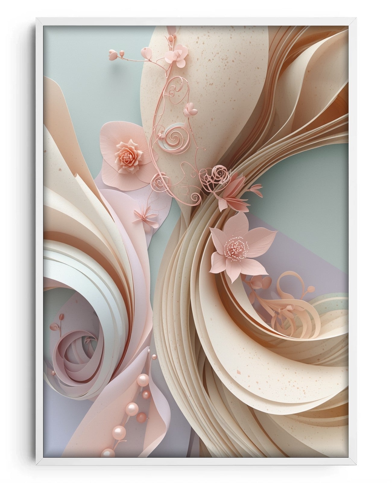 Blossom Reverie - White Wood