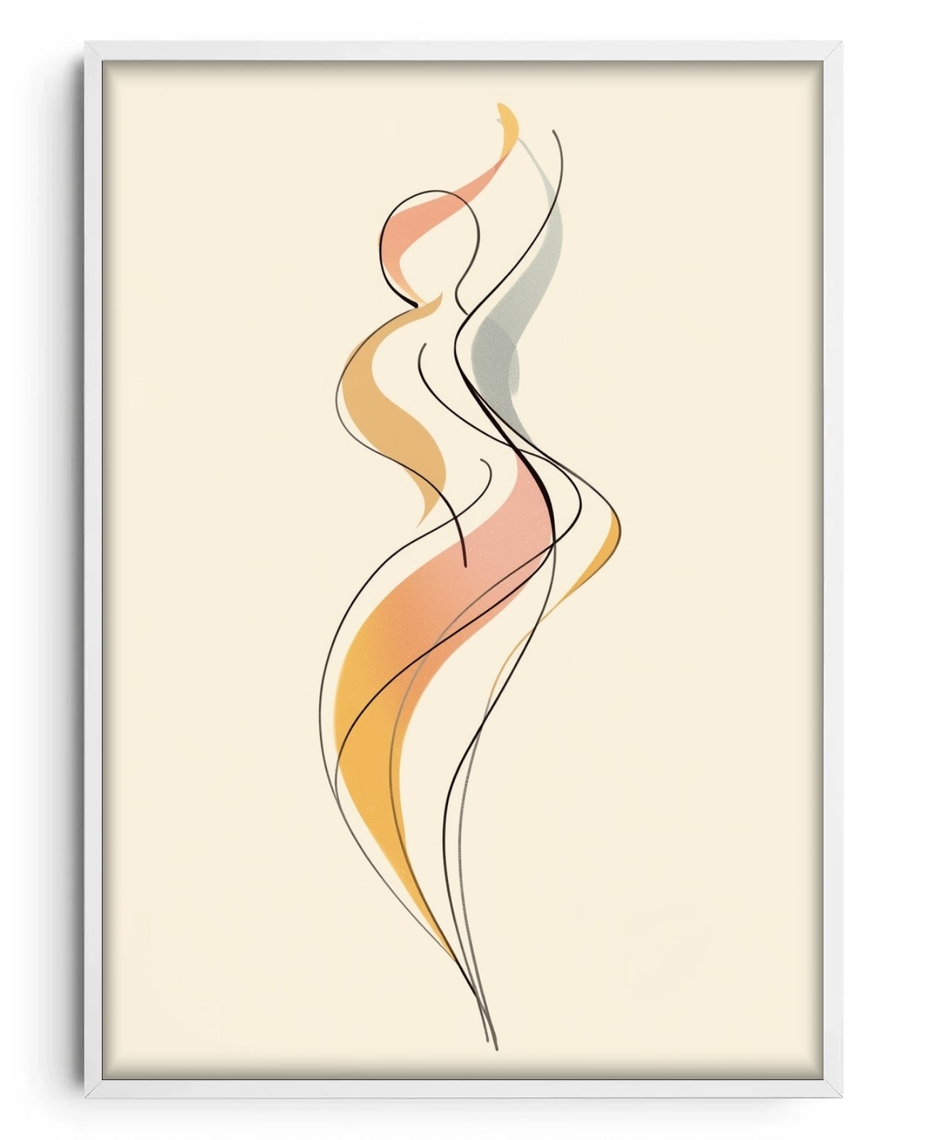 Serenade of Forms - White Wood