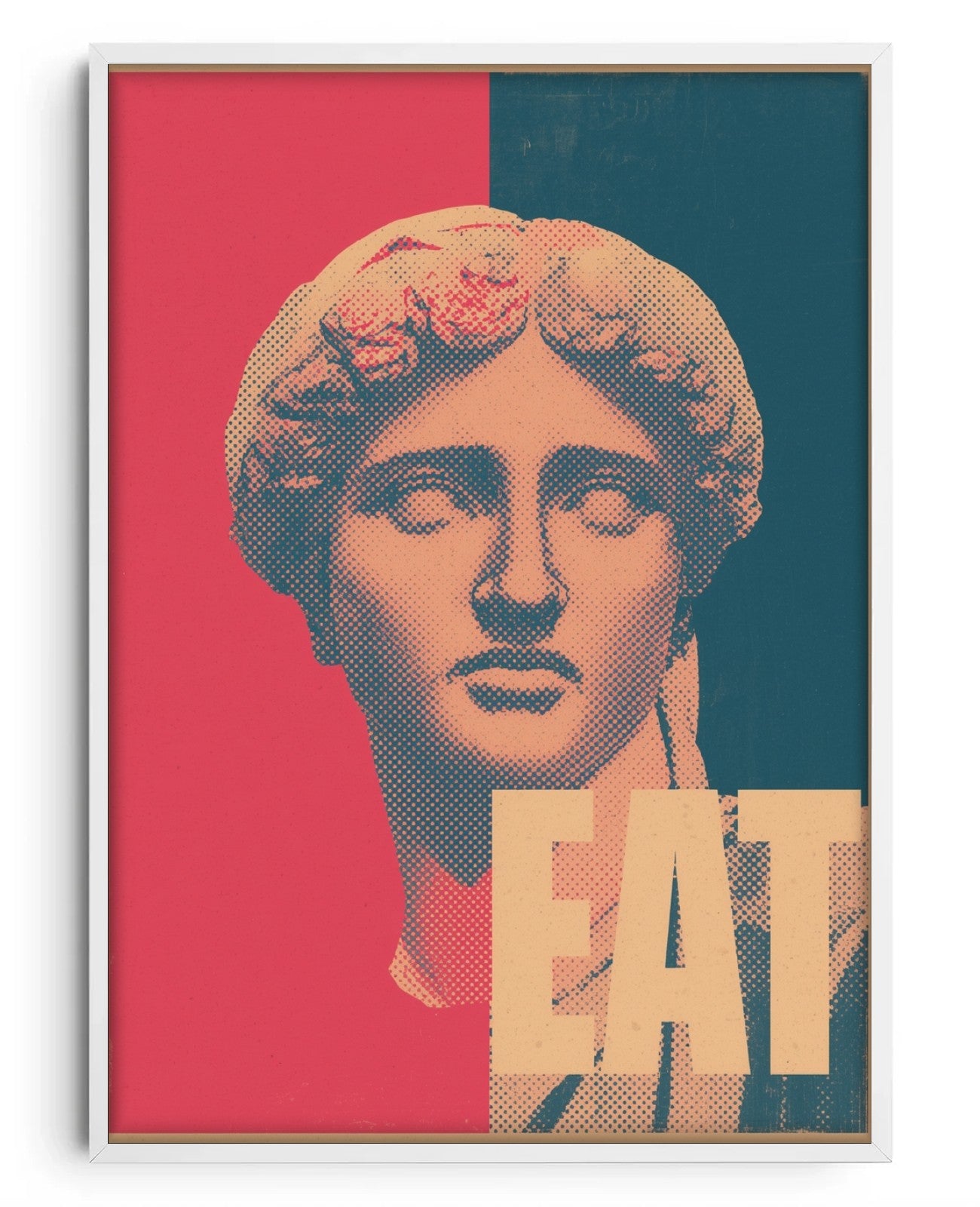 Pink Symphony Marble Whisper - White Wood