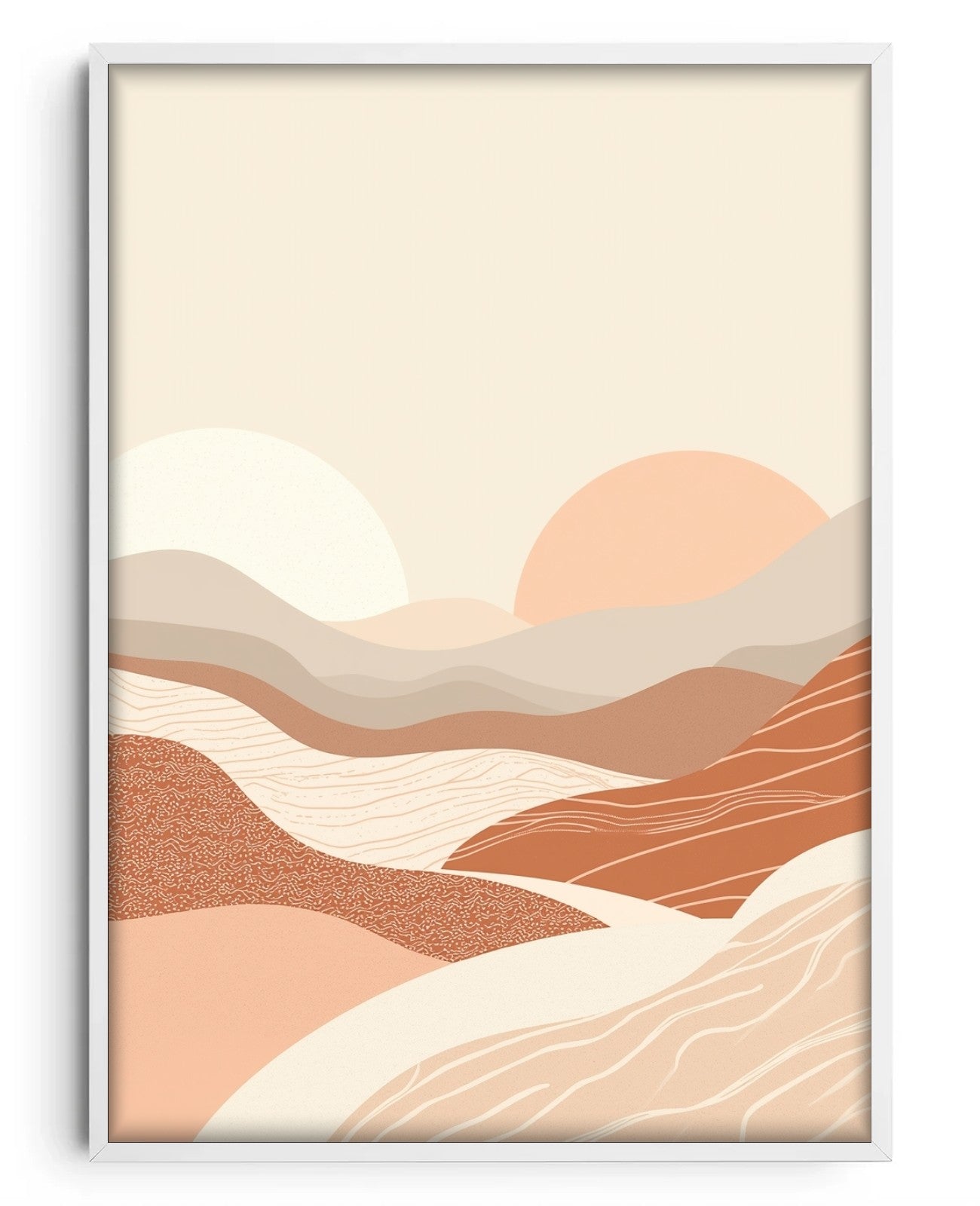 Ethereal Horizons - White Wood