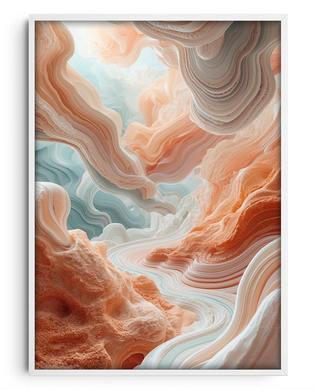 Ethereal Currents - White Wood