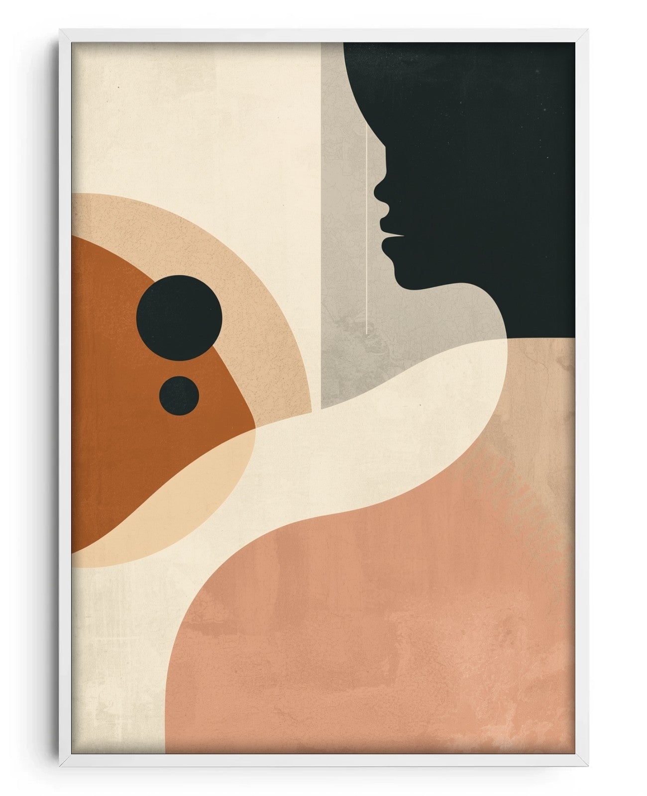 Crimson Whirlpool Serenade - White Wood