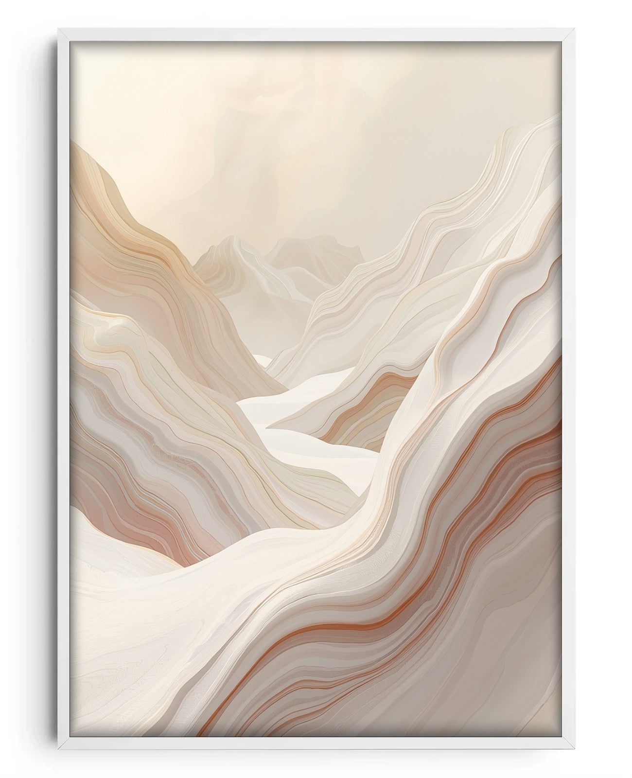 Ethereal Horizon - White Wood