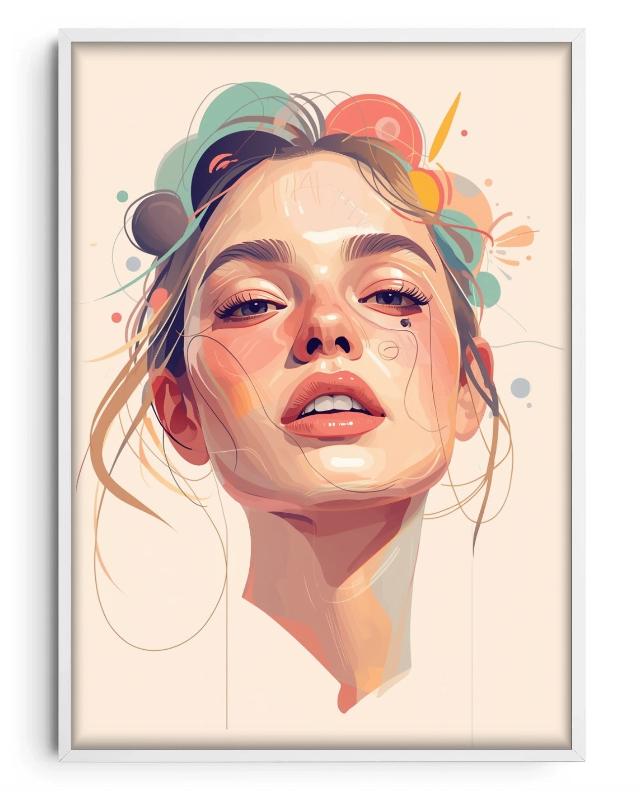 Whispering Huescape - White Wood