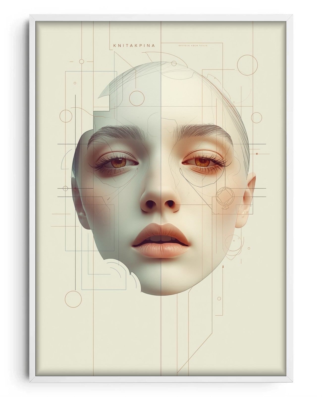 Ephemeral Visage - White Wood